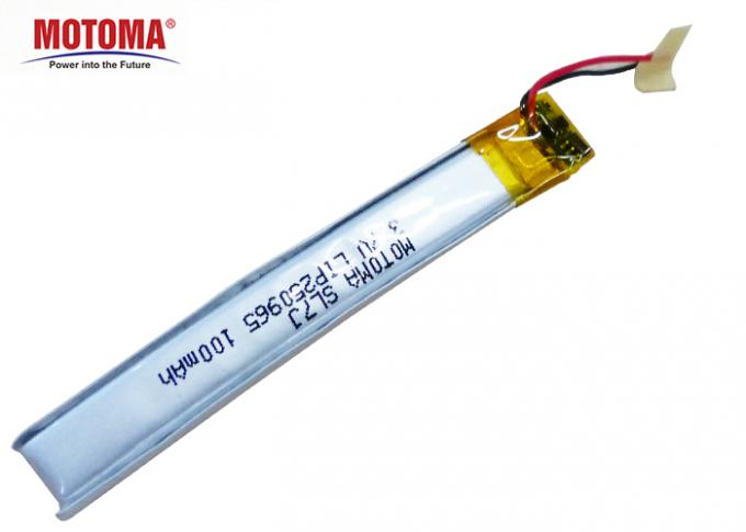 Baterias curvadas de Motoma, bateria de lítio de 3.7V 100mah para vidros espertos 0