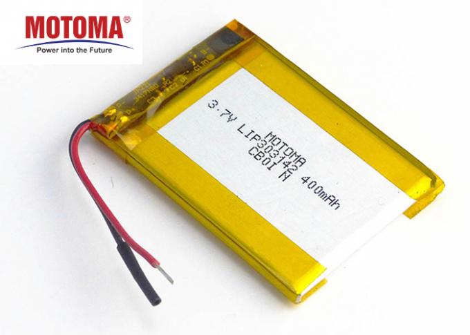 bateria recarreg&aacute;vel do pol&iacute;mero do l&iacute;tio de 400mah 3,7 V para o sistema da bicicleta 0