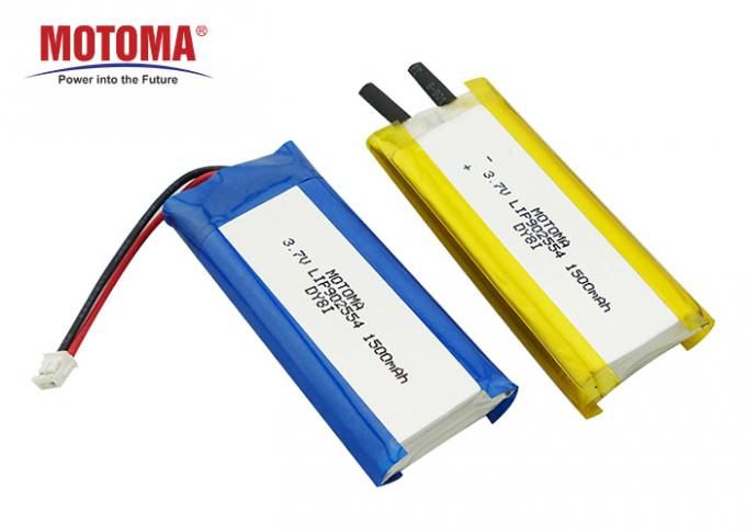 bateria de lítio médica de 500 ciclos, bateria 3,7 V 1500mah de Lipo 0