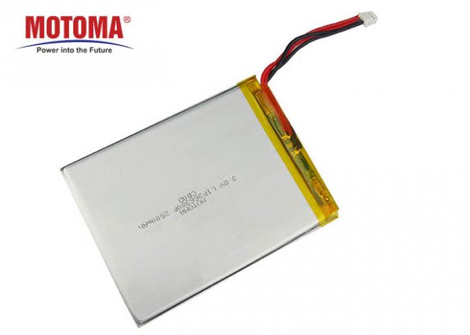 vida de ciclos da bateria 500 de 2500mah 3,8 V Lipo para a impressora portátil 0