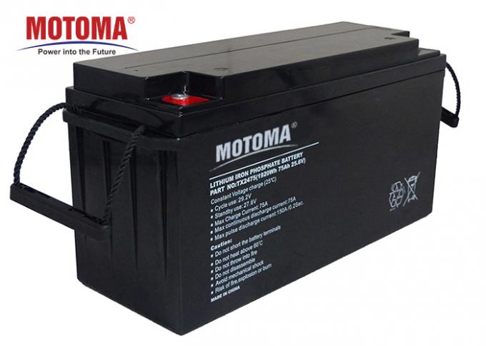 Bateria de lítio Lifepo4 recarregável, bloco da bateria do fosfato do lítio de 12.8V 200Ah 0