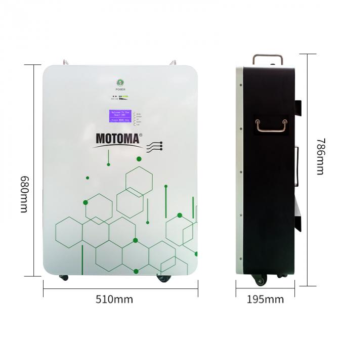 Bloco da bateria de Bluetooth 48V 200Ah LiFePO4 para o sistema de energia solar 0