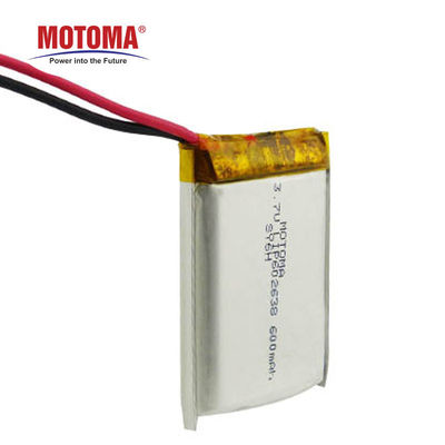 comprar PCM de 3.7v 600mAh Toy Rechargeable Battery With e conector on-line fabricante
