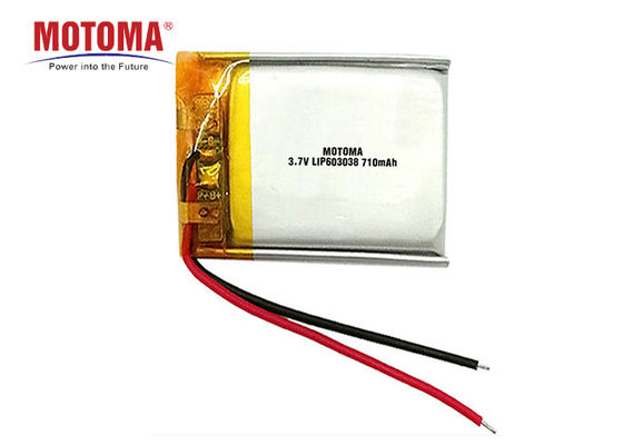 Alta tensão Wearable da bateria 3.7V 710mah do dispositivo da baixa temperatura