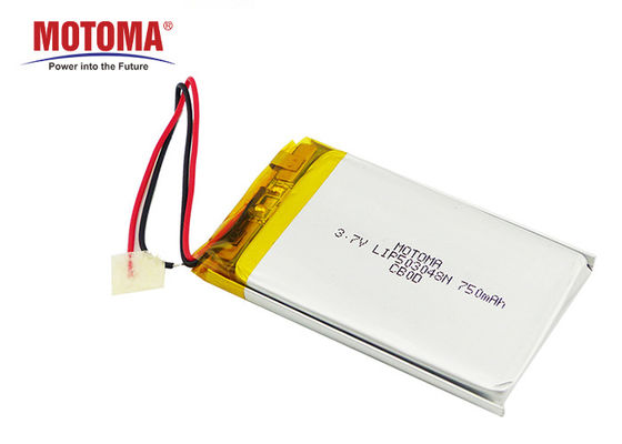 Densidade de alta energia eletrônica de Ion Battery 3,7 V 750mah do lítio dos brinquedos