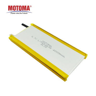 comprar Bateria personalizada 6.5x46x98mm do polímero do lítio da bateria 3.7V 4000mAh da densidade de alta energia on-line fabricante
