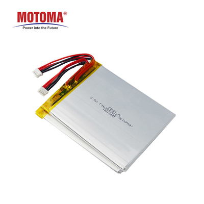 Lítio de alta tensão Ion Polymer Battery Pack 3.8V 2500mAh para o perseguidor do pendente