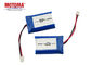 3,7 bateria segura do lipo de V 1200mah recarregável com prendido e conector