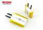 3,7 bateria segura do lipo de V 1200mah recarregável com prendido e conector
