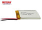 Bateria fina médica LIP053048 3.7V 740mAh do polímero do lítio do dispositivo/posição