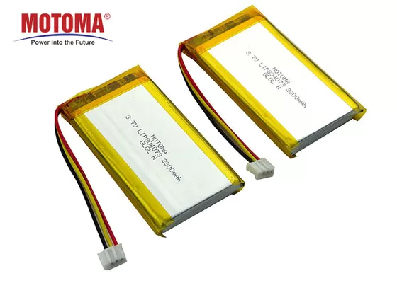 qualidade Motoma UL1642 aprovou a bateria 3,7 V 2800mah de Lipo do lítio para o detector fábrica
