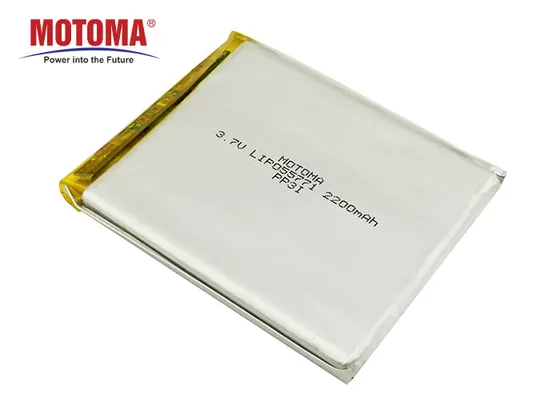 Bateria recarregável 3,7 V 2200mAh de Motoma Lipo para o dispositivo médico