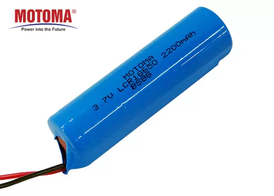 Lítio cilíndrico Ion Battery da bateria 3.7V 2200mah do lítio de MOTOMA LCR18650